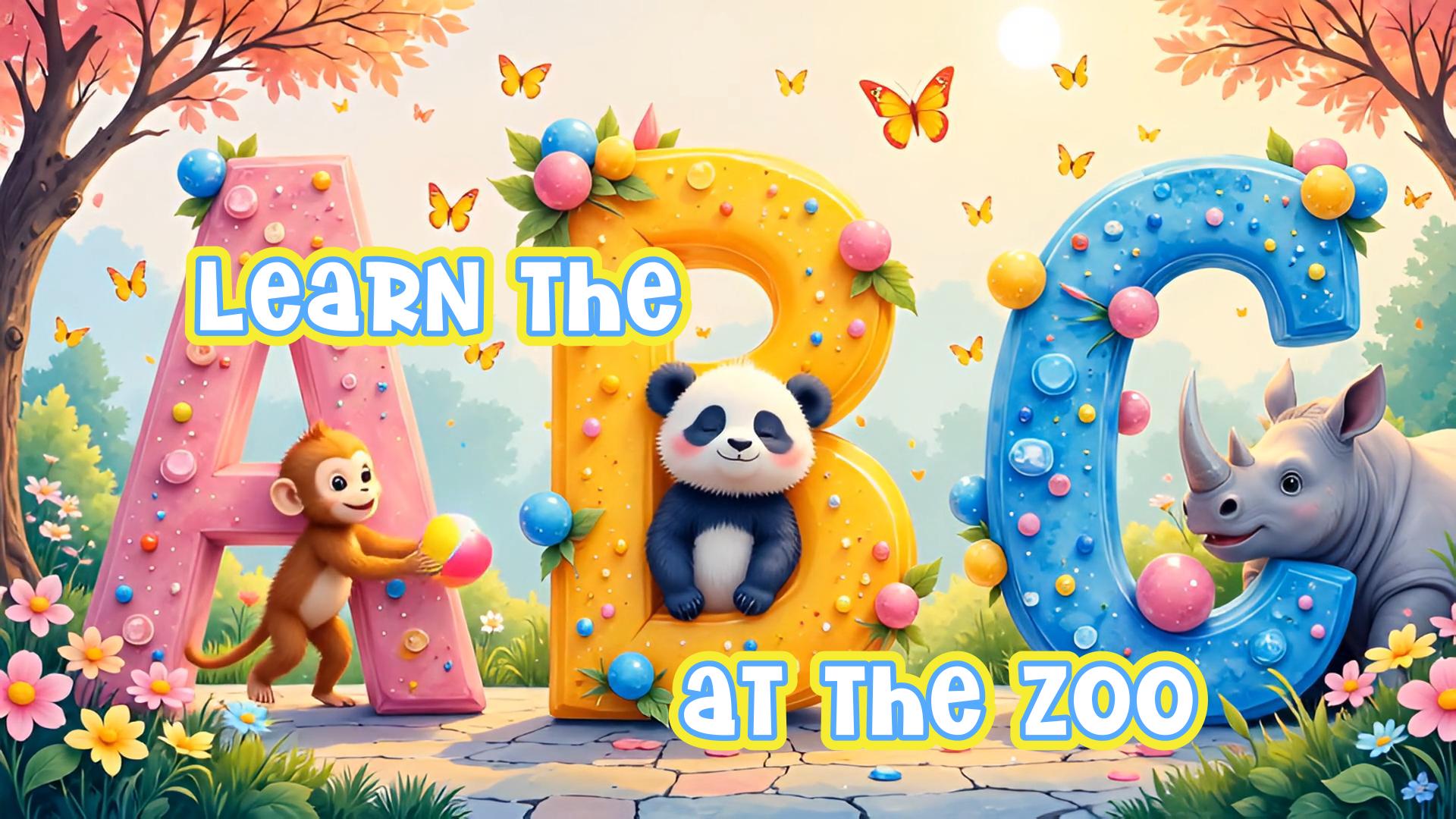 ABC at the zoo | Learn the ABCs with Animals! | Fun Alphabet Song for Kids