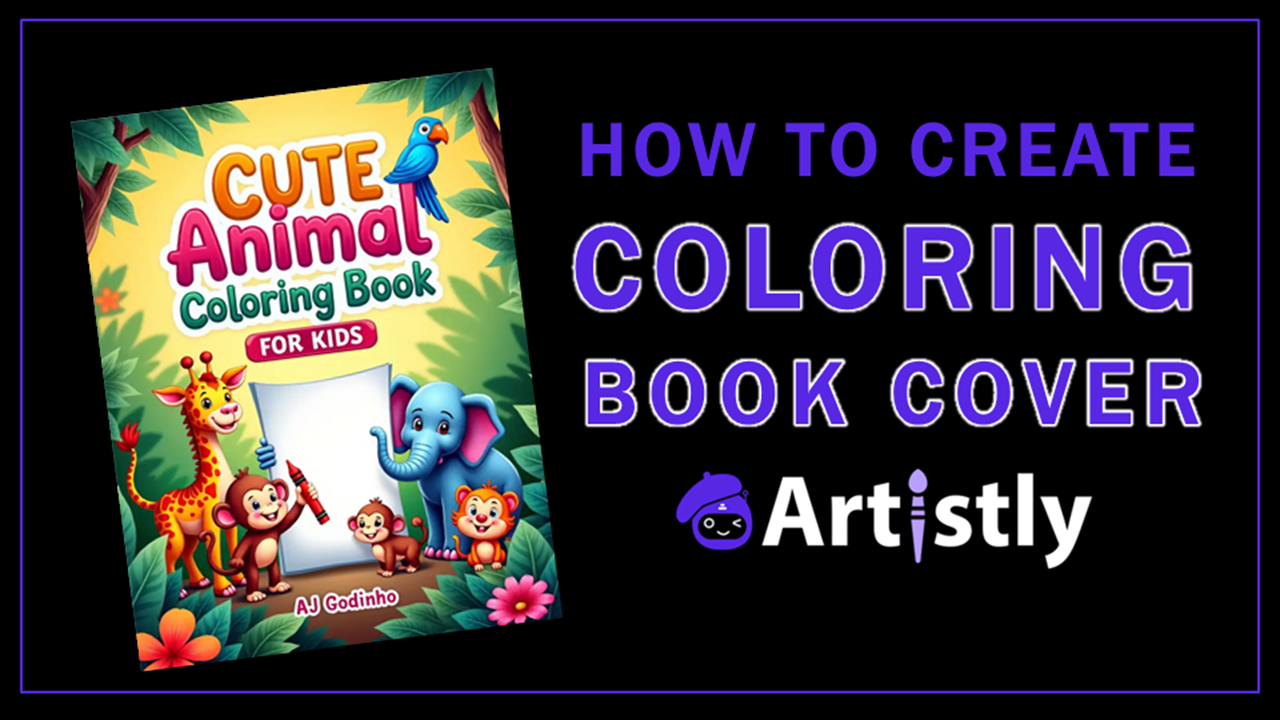 How to Create Coloring Book Cover in Artistly AI