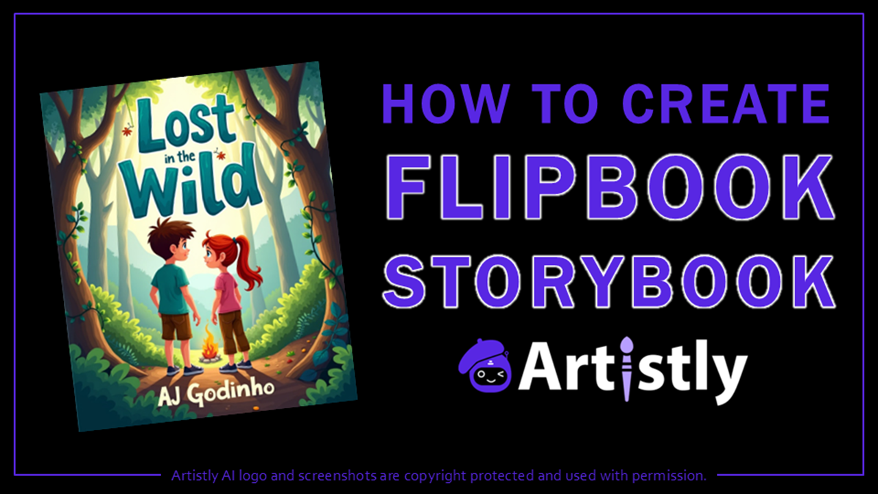 How to Create Flipbook Storybook in Artistly AI