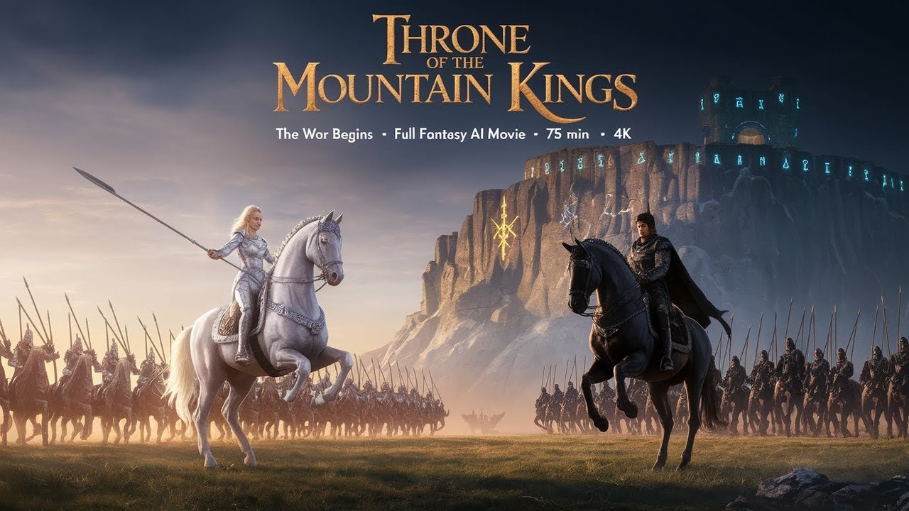 Throne of the Mountain Kings | Full Fantasy AI Movie 4K
