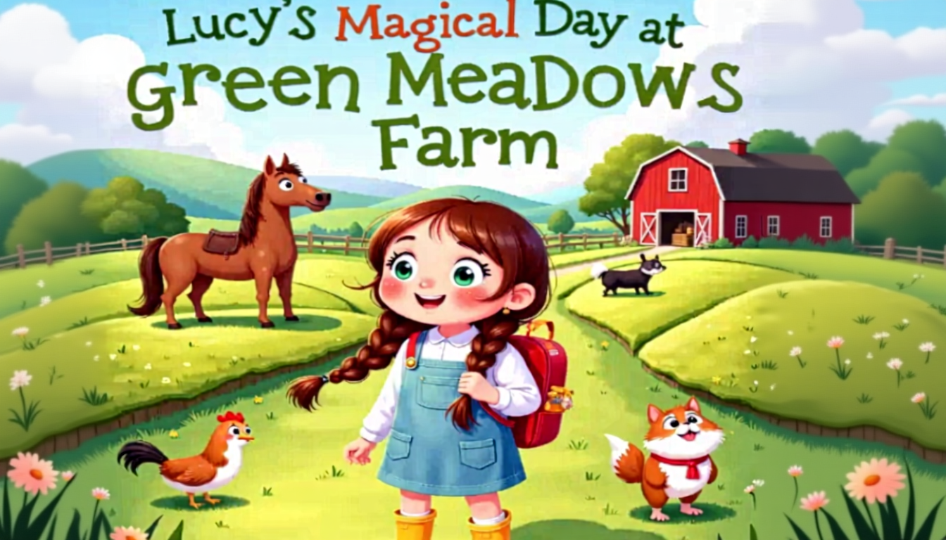 Lucy’s Magical Day at Green Meadows Farm 🌾✨ | Kids Storybook Read Aloud for Early Readers