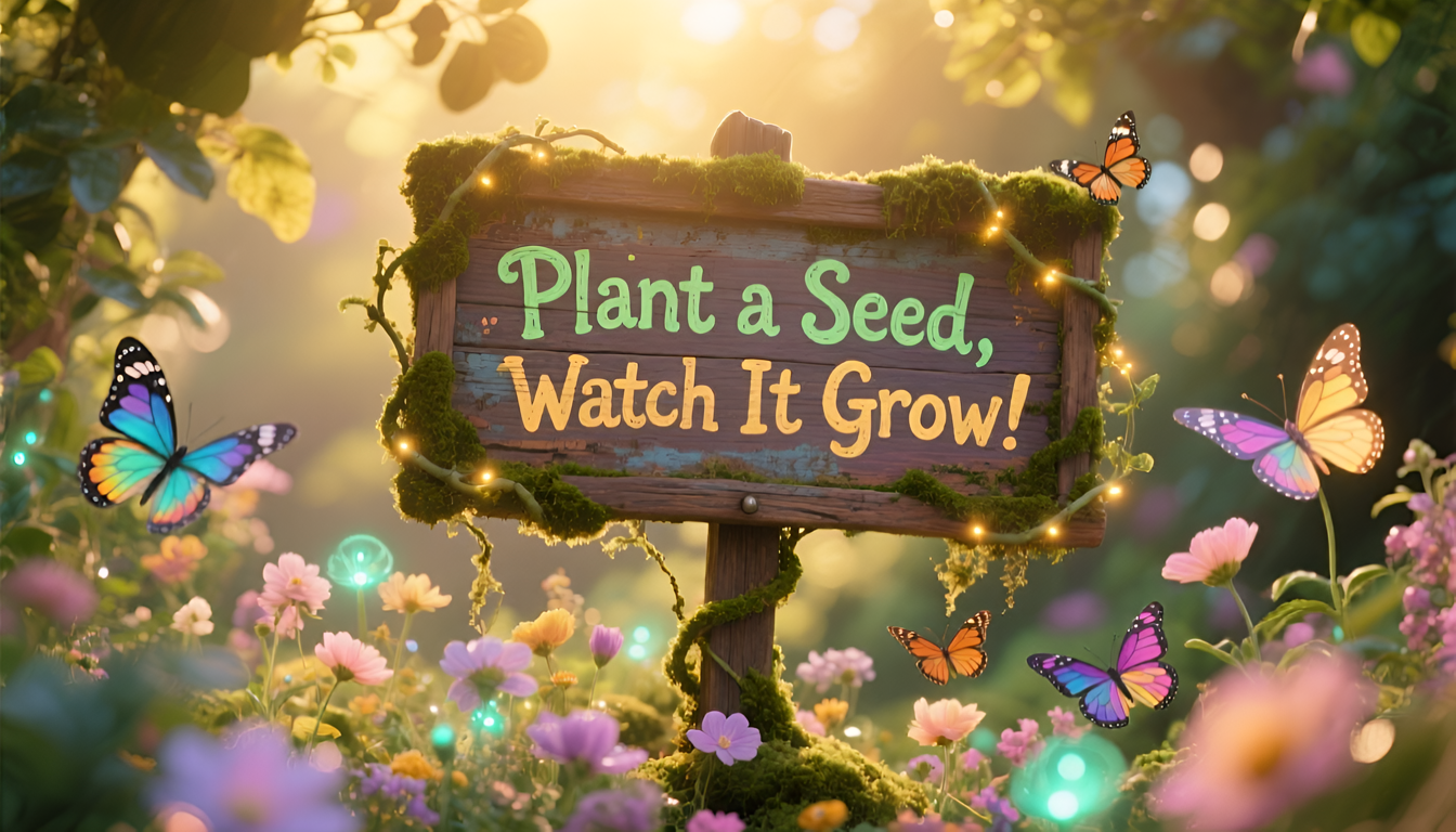 Plant a Seed, Watch It Grow! | Toddlers Nature Educational Video 🌱🌼